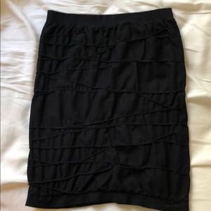 Bebe Pencil Skirt Zig Zag Pattern